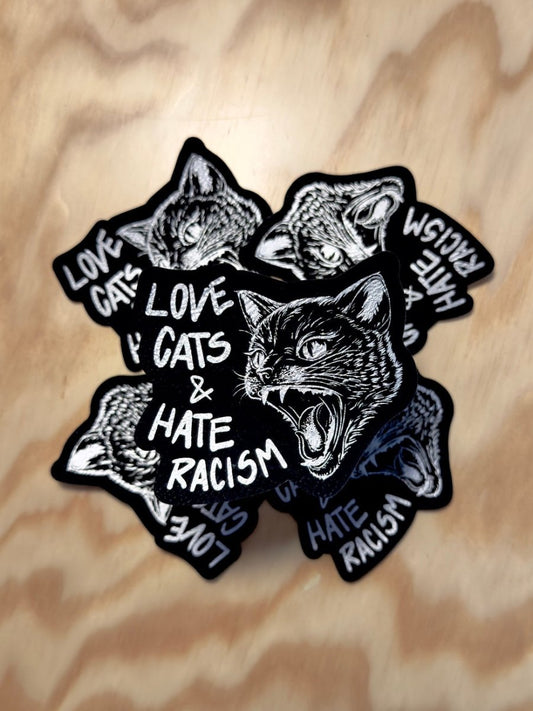 Patch - Love Cats & Hate Rascism - DON CAMEO