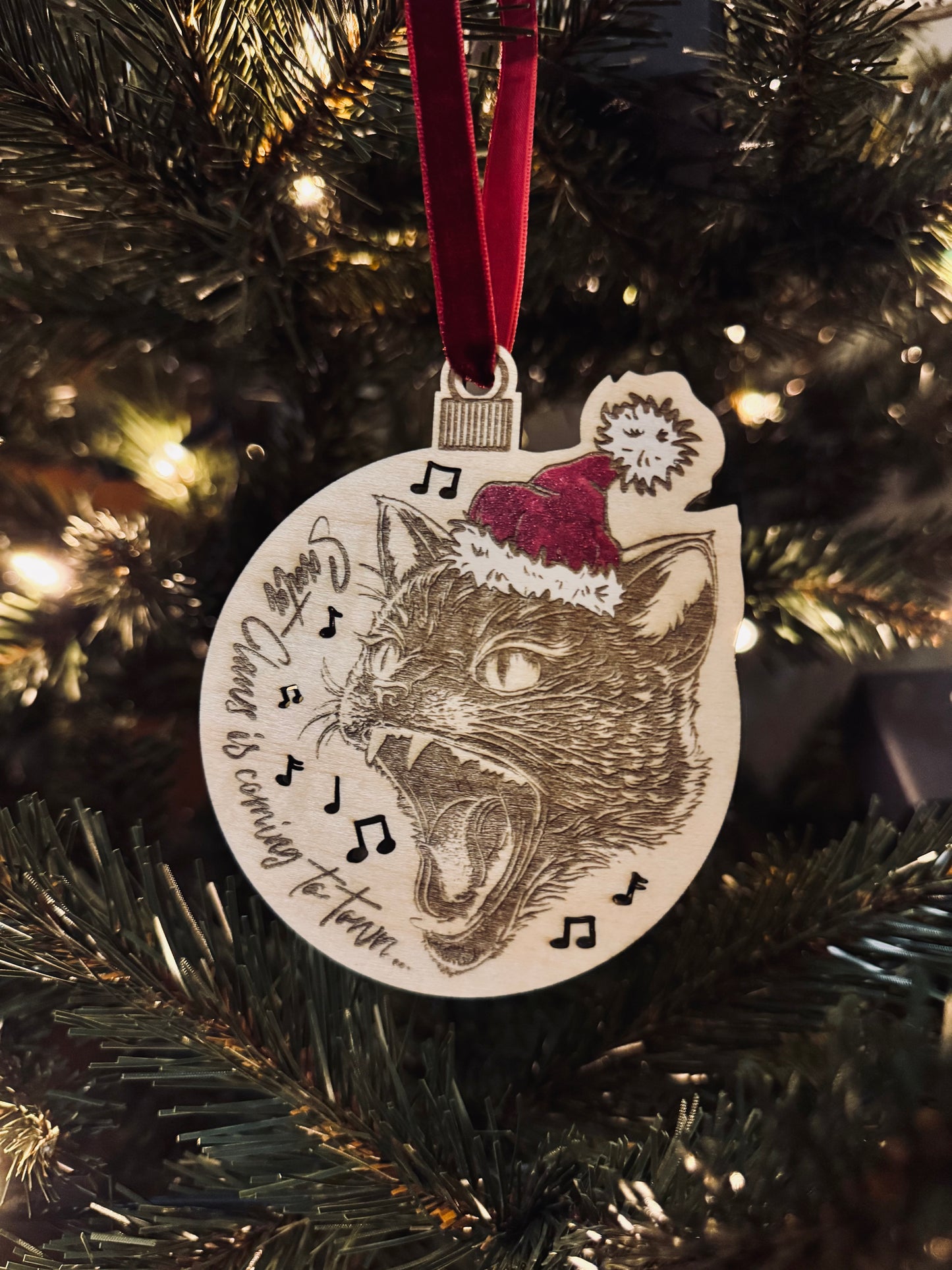 XMas Ornament - Santa Claws