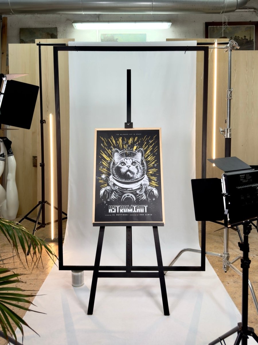 Astromiaut - Handmade Siebdruck - DON CAMEO